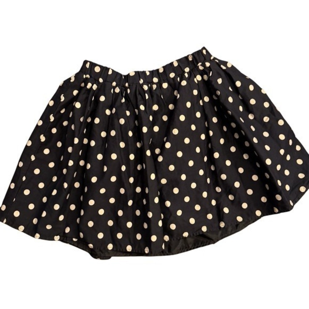 Children's Place Girls‎ Polka Dot Navy And White Skirt Size 7/8 Made In India